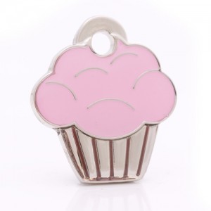 pet id tag cupcake silver jpg